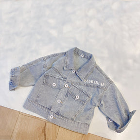 Girls Spring DenimJacket Fashion Girls' Spring and Autumn Clothes