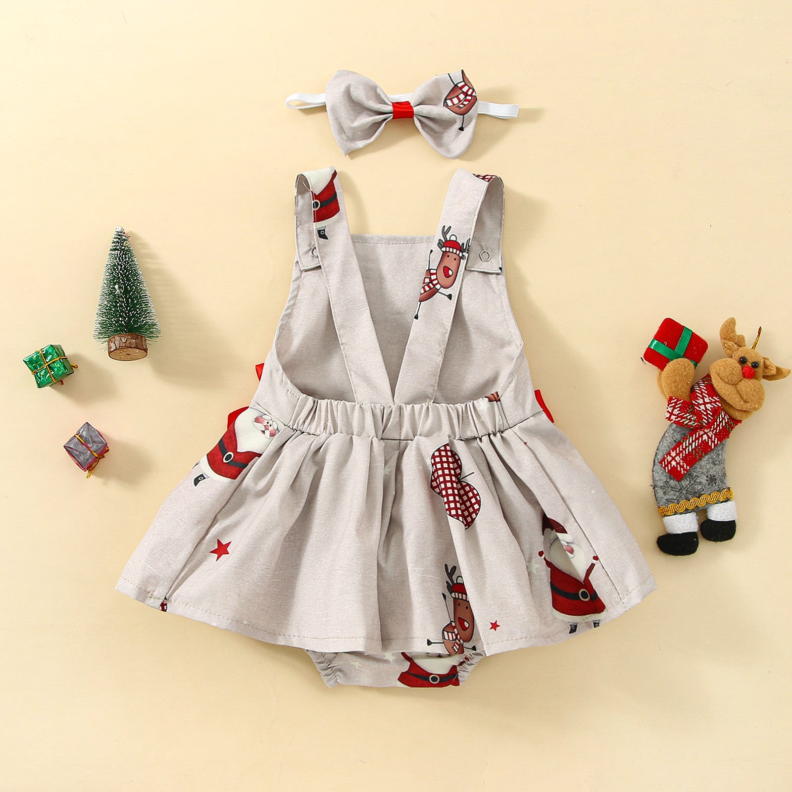 Girl dress with Santa