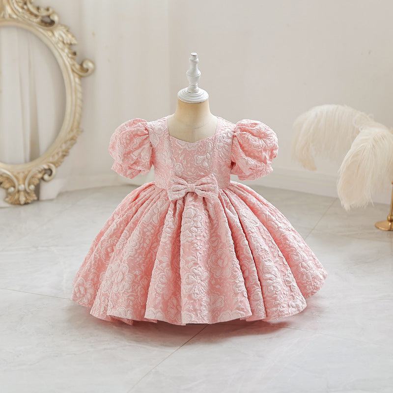 Girls' High-end Birthday One-year-old Dresses And Fluffy Skirts