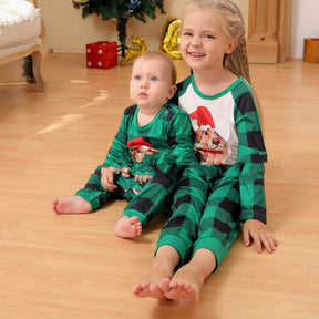 Family Set Christmas Fashion Long Sleeve Pajamas