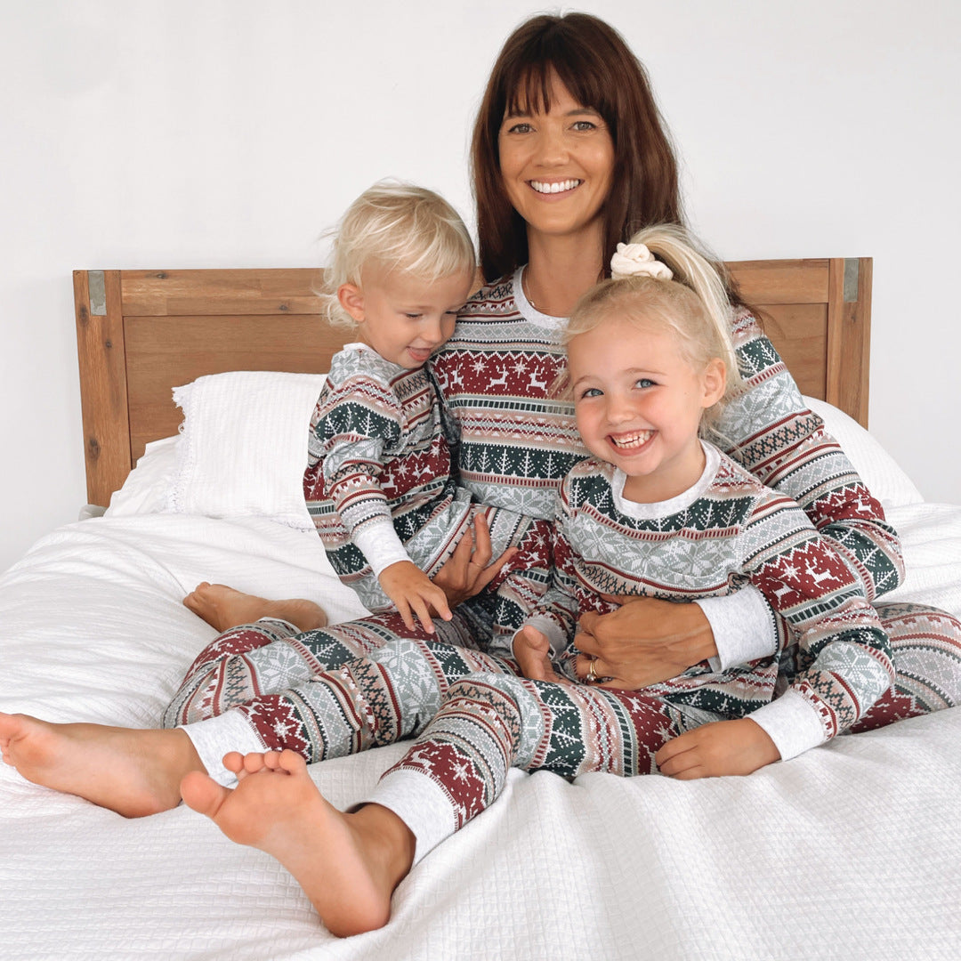 Christmas Fashion Home Wear Family Set