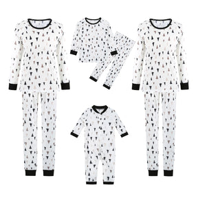 Christmas Tree Family Wear Pajamas Print