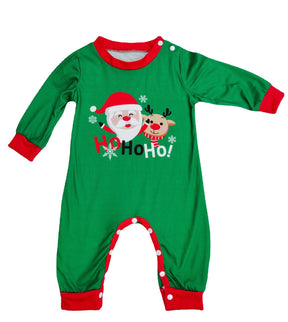 Father Christmas Printed Parent-child Suit