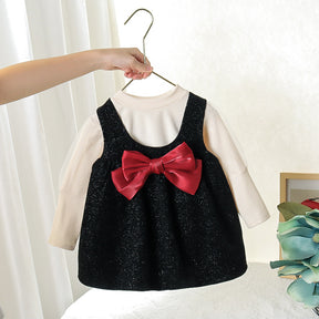 Girls' Solid Color Spring And Autumn Clothes For Children