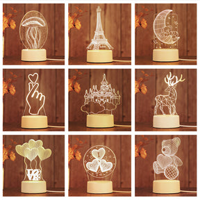 Creative 3d night light